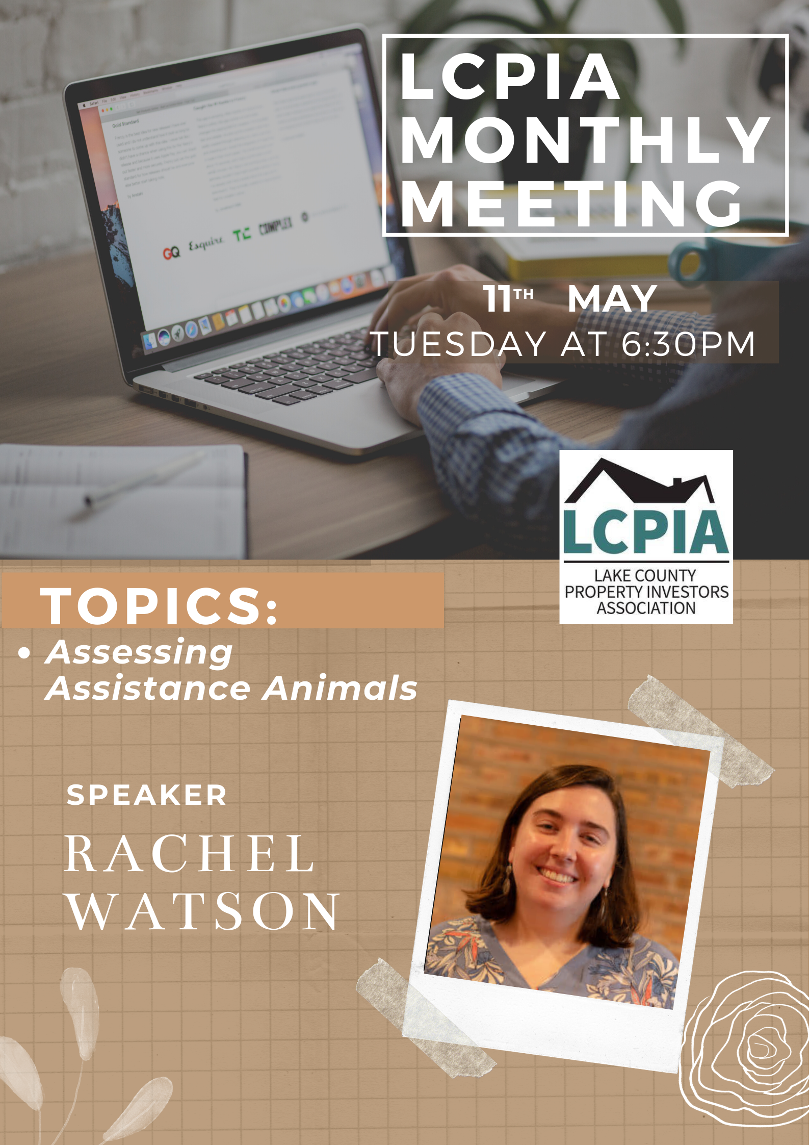 LCPIA Members Online Meeting – May 2021