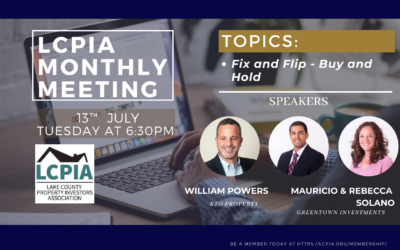 LCPIA Members Online Meeting – July 2021